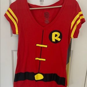 Batman- Robin Tshirt with cape